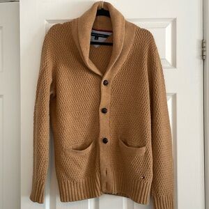 Cableknit cardigan. Tommy Hilfiger size medium